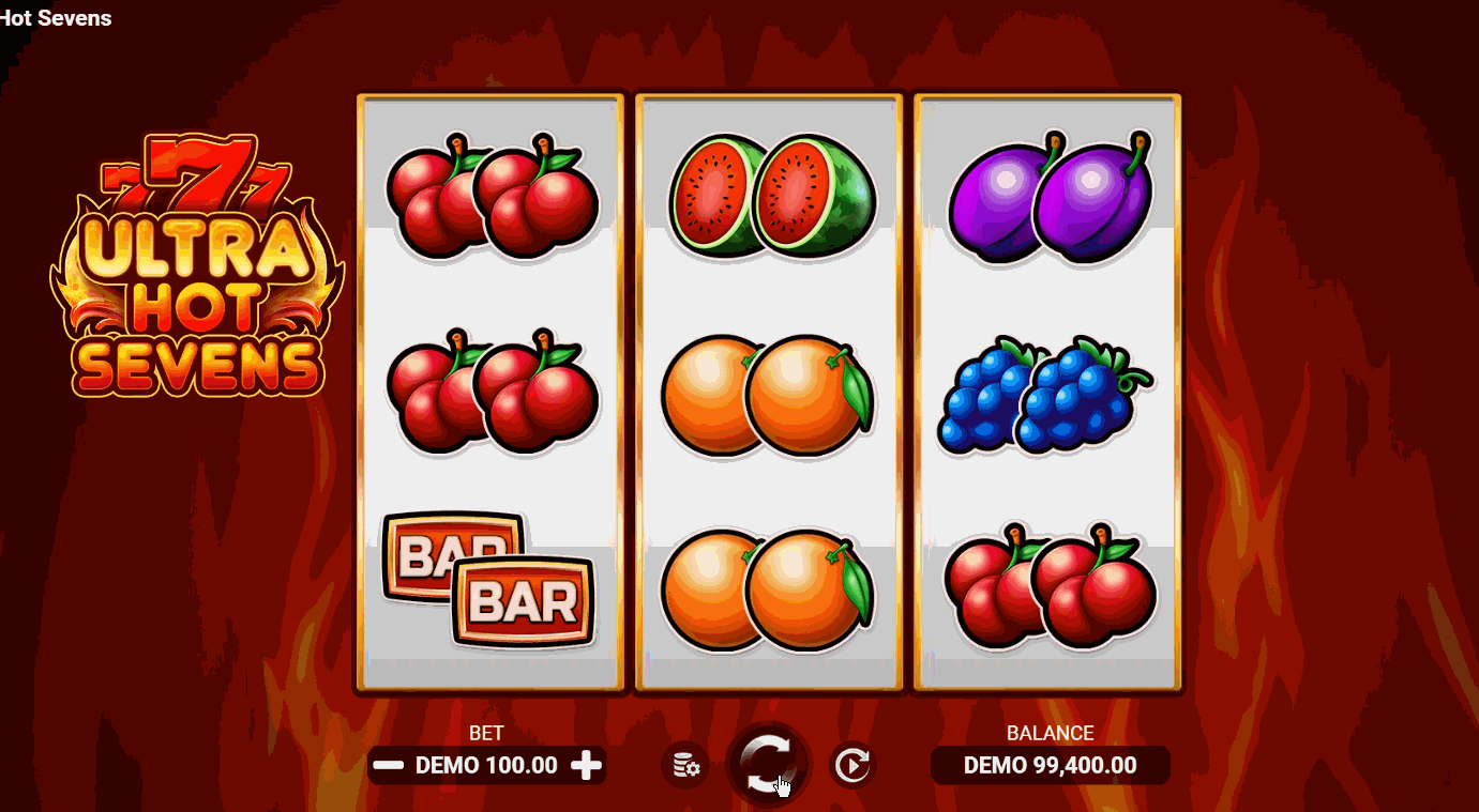 Ultra Hot Sevens – klasyczny slot online w nowoczesnym wydaniu